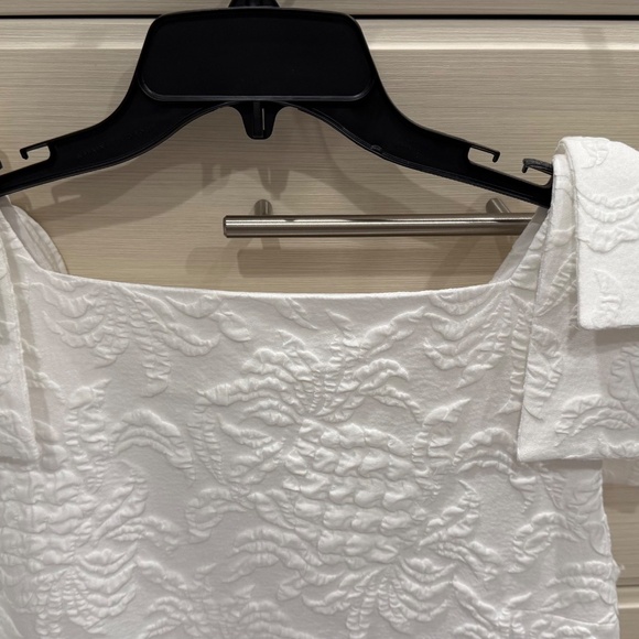 Lilly Pulitzer White Carmine Pucker Jacquard Minidress NWT Size 14 - Picture 6 of 6